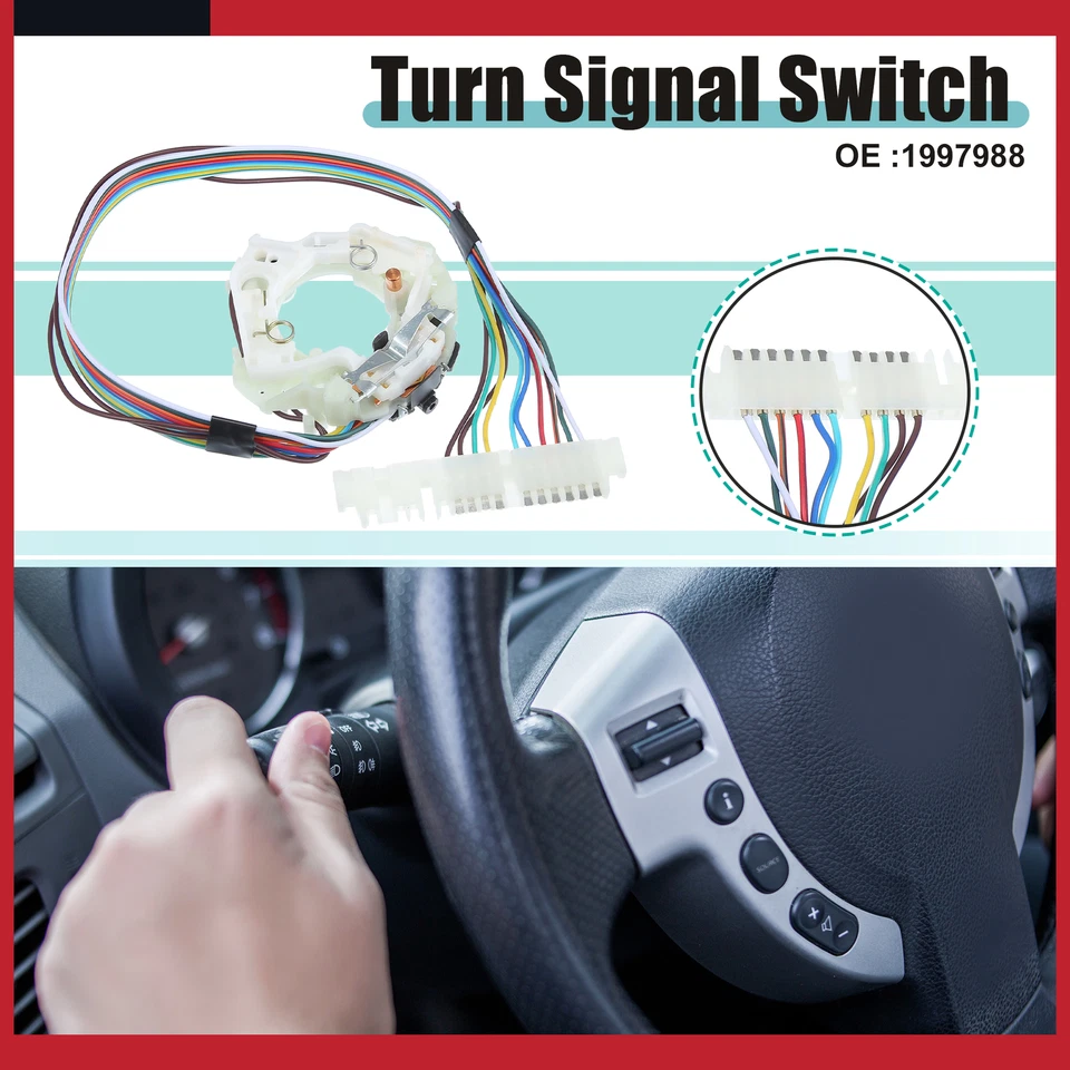 Pack de 1 Interruptor multifunción Interruptor de señal de giro para Chevy C1500 1988-1994 Foto 2 de 4