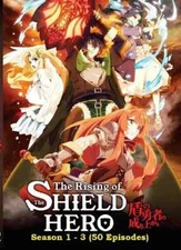 The Rising of the Shield Hero Season 1-3 Vol.1-50 Anime DVD [English Dub]