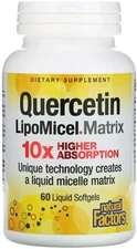 Natural Factors Quercetin LipoMicel Matrix 60 softgels