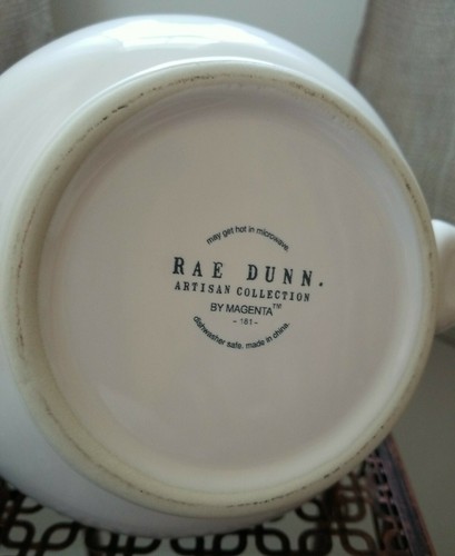RAE DUNN HOMELINE "STEEP" Teapot Magenta LL Large Letters Farmhouse NEW RARE HTF - Picture 8 of 8
