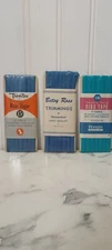 Vintage Lot of 3 Bias Tape Seam Binding  Trimtex,Penneys,Betsy Ross .