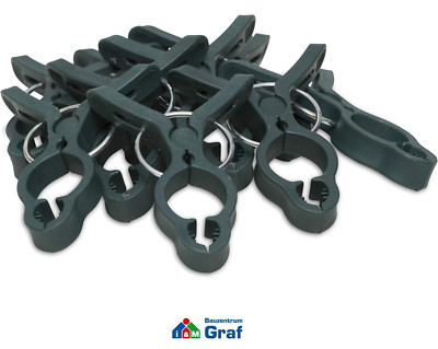 WINDHAGER Pflanzenclips FIX Pflanzenhalter Pflanzenklammern, 12 Stück #86000863