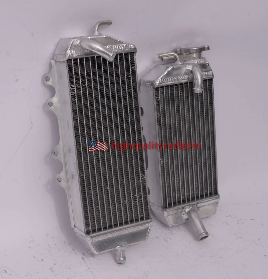 All Aluminum Motorcycle Radiator For 2006-2008 Kawasaki KX250F (Left+Right) Foto 4 de 4