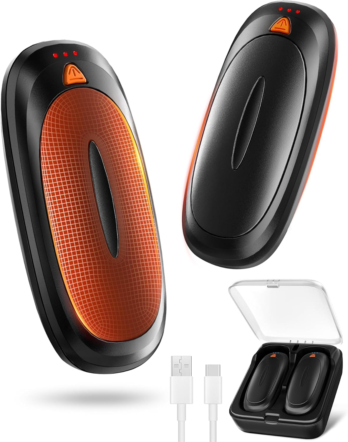 AI Hand Warmers Rechargeable 14000Mah with Charging Case,  2 Pack Portable Handw