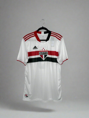 美品 Adidas SPFC エンブレム刺繍 サンパウロFC ユニフォーム S サンパウロFC 2022 ユニフォーム - ユニ11
