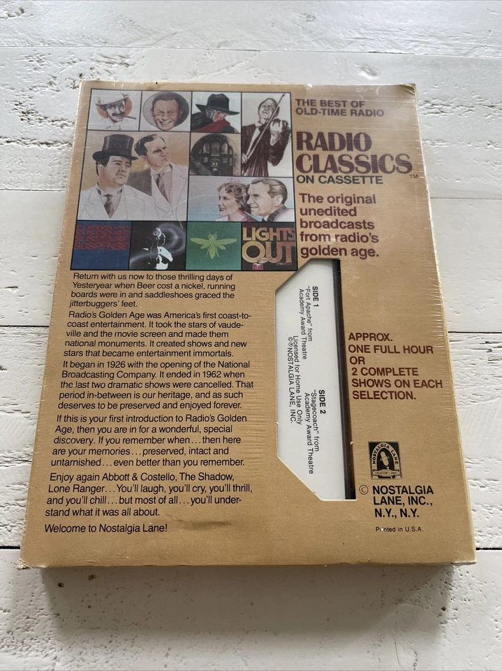 John Wayne Fort Apache & Stagecoach Radio Classics (Cassette) NEW & SEALED - Image 2 of 4