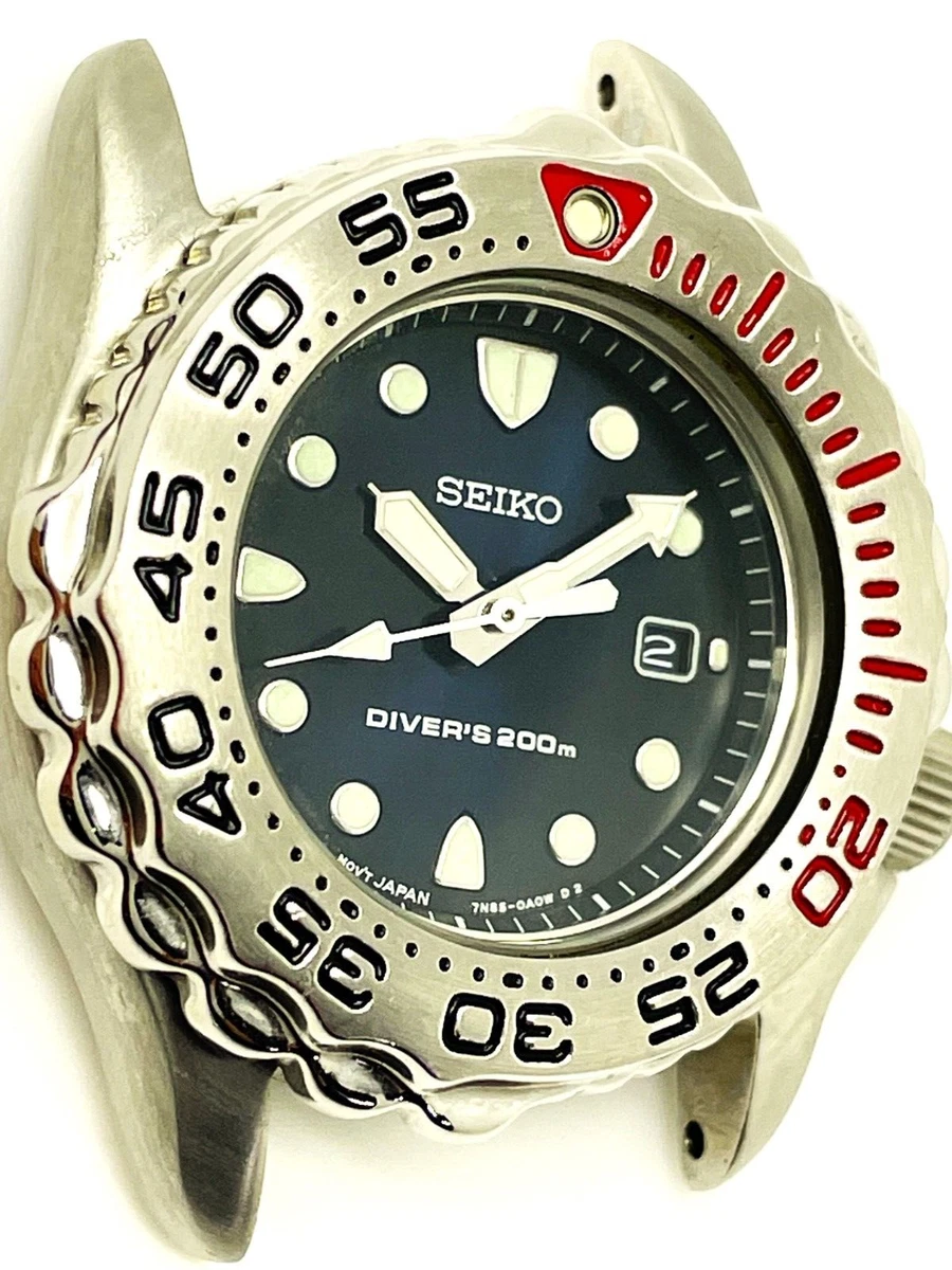 SEIKO PARTS LADIES SCUBA DIVERS 7N85 0A09 200M NOT WORKING WATCH CASE SWM005