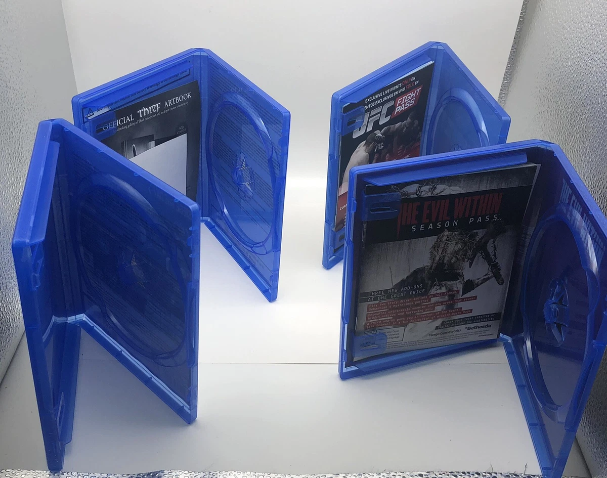 Cases Lot Of Four Empty Ps4 Sony Playstation 4 Game Cases Only NO DISCS