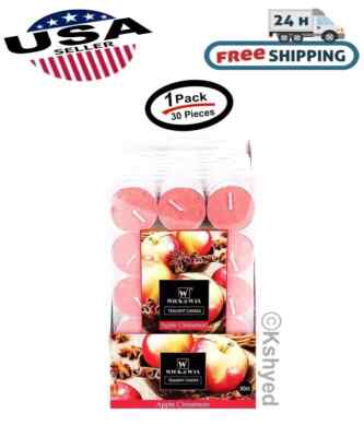 30 Pcs Scented & Unscented Tealight Candles Long Lasting Aromatherapy Candles