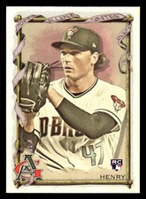 2023 Topps Allen & Ginter #59 Tommy Henry Rookie Card Arizona Diamondbacks. rookie card picture