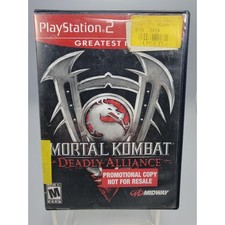 Mortal Kombat Deadly Alliance Sony PlayStation 2, 2002 Complete