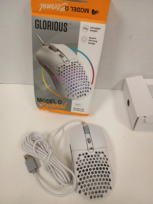 Glorious Model O Eternal Wired Gaming Mouse, White - Damaged Box