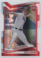 2022 Panini Elite Extra Edition Prime Numbers B Die-Cut /147 Nate Savino #82 zg6