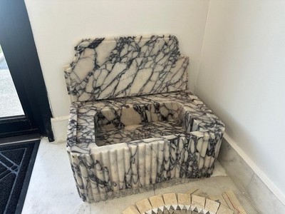 Marble Sink | Hand-Carved Custom Marble Sink | Wall-Mounted From Turkiye