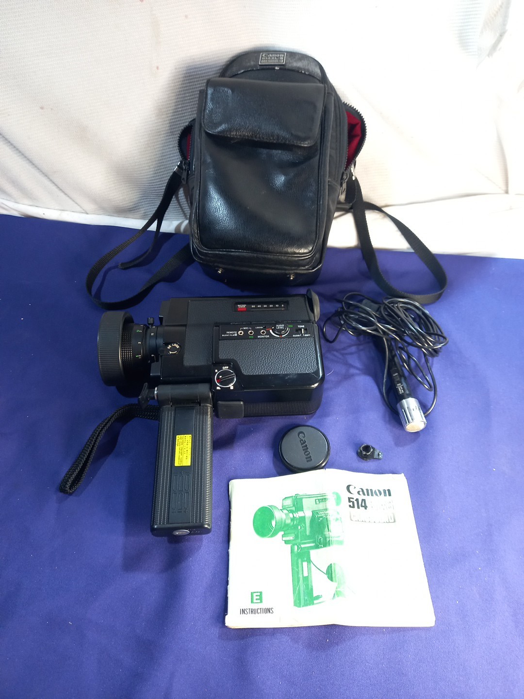 Canon 514XL-S Canosound Super 8 Vintage Movie Camera