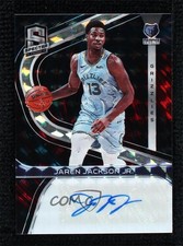 2019-20 Spectra Signatures Interstellar Prizm 30/49 Jaren Jackson Jr Auto 01sb