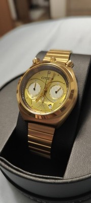 CITIZEN STAR WARS C-3PO AN3662-51W 38MM CHRONOGRAPH GOLD TONE MEN'S WATCH 