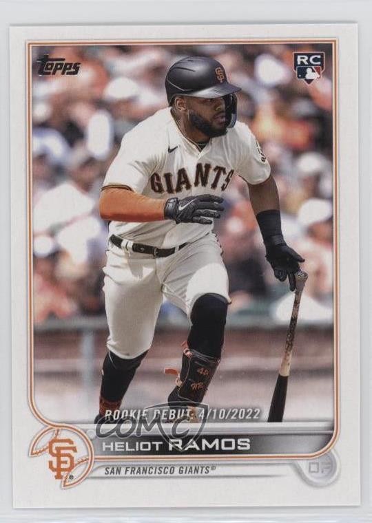 2022 Topps Update Rookie Debut Heliot Ramos #US17 Rookie RC 19fi