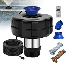 15000GPH Pond Fountain Aerator - 1HP Floating w/ Timer  100ft Cord
