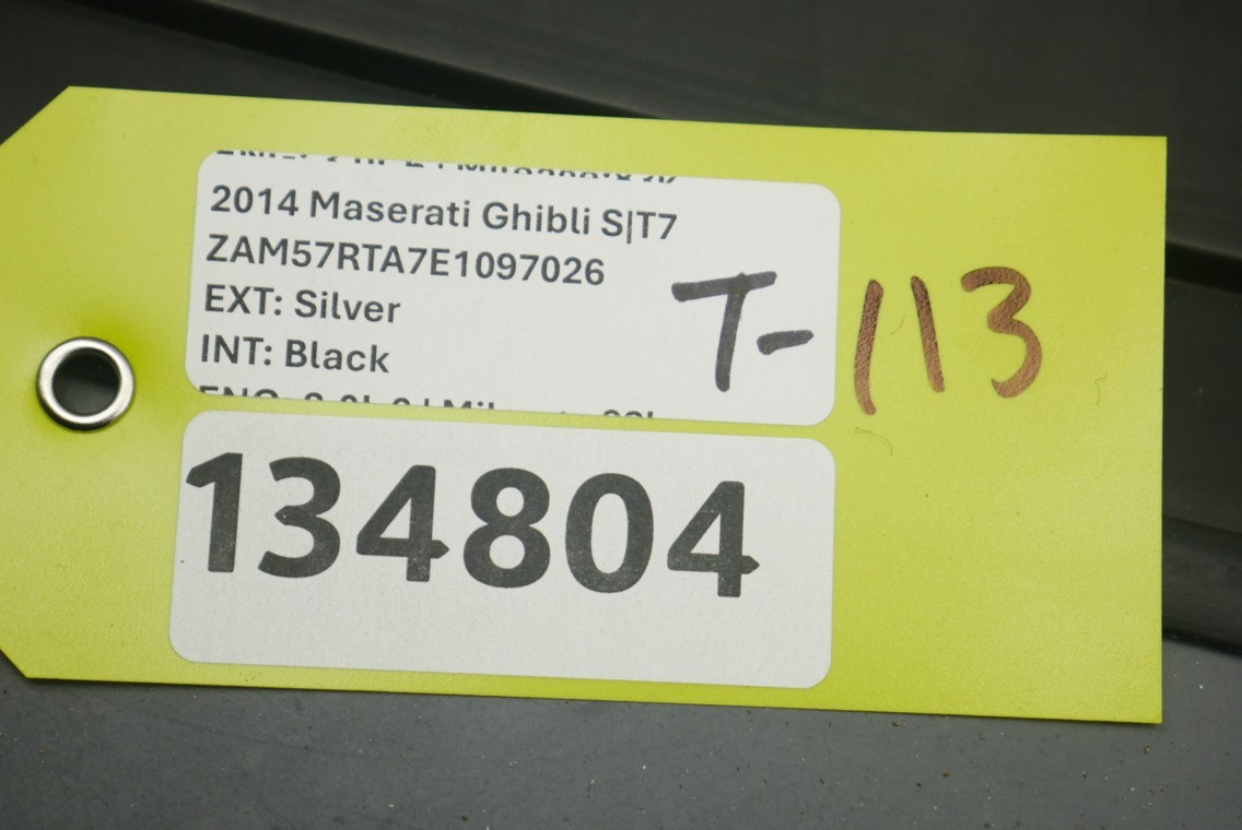 Maserati Ghibli 2014-2022 Front Right Dash cover Black P/N 670011107