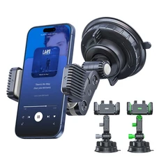 Car Phone Holder Vacuum Suction Cup Car Mount 360°Rotation iPhone Samsung Stand