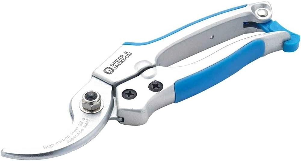 Spear & Jackson 56526B Bypass Secateurs with Blue Comfort Grips
