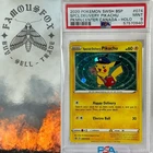 Pokemon Special Delivery Pikachu PM Center Canada Holo Promo SWSH074 PSA 9 SWIRL