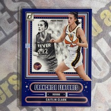 2025 Panini Donruss WNBA - Franchise Features Caitlin Clark #13 Press Proof Blue