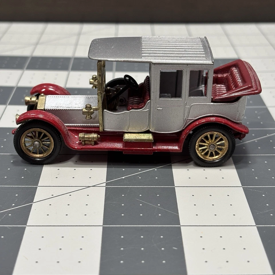 Vtg 1912 Rolls Royce Matchbox Models of Yesteryear Y-7 Grey Lesney England 1968 - Image 3 of 4