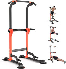 Pull up Dip Station for Home Gym Strength Training Fitness Workout Station Chin-