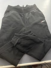 Fila Black Joggers Size M Youth 106