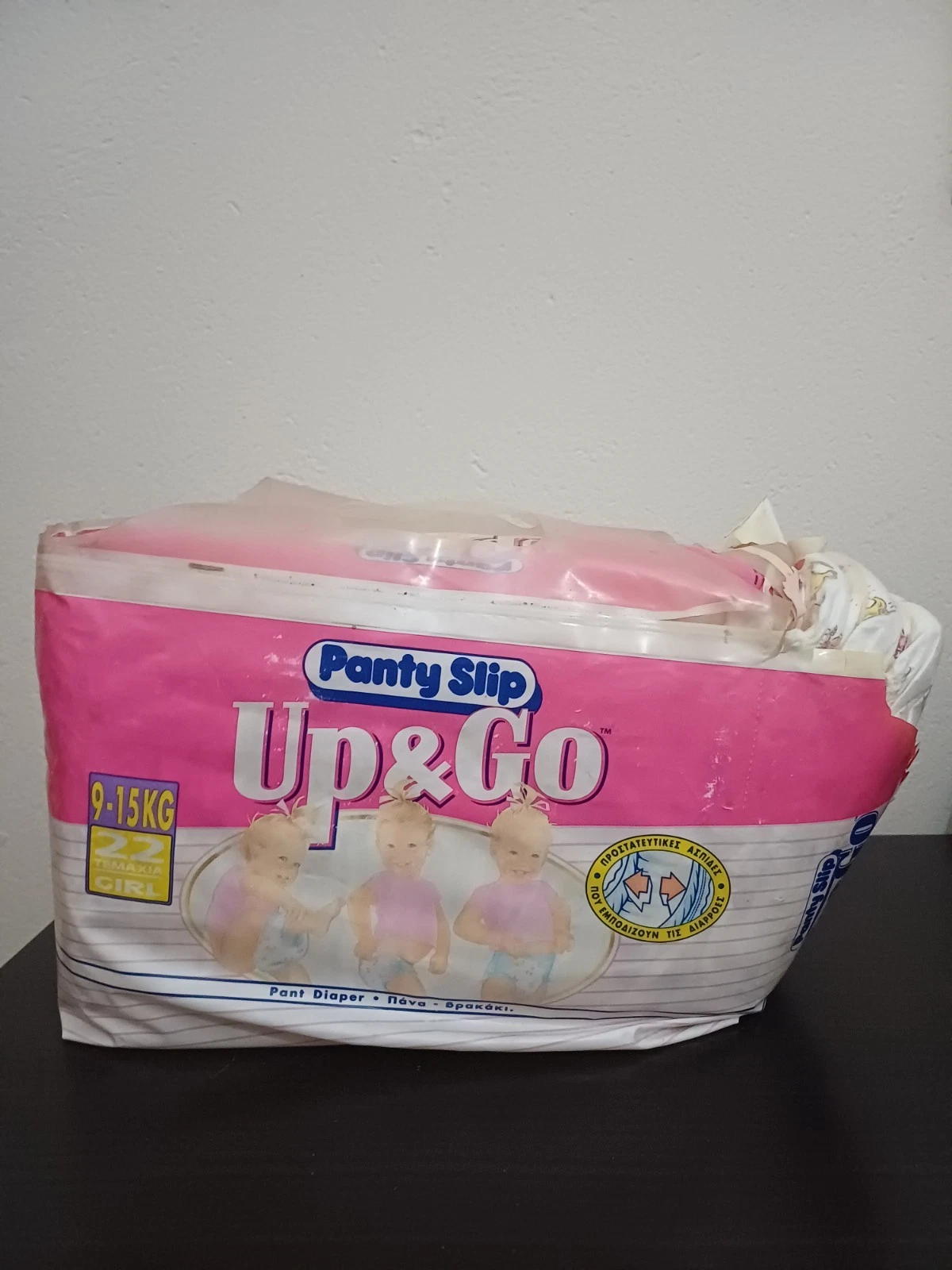 Vtg Panty Slip Up & Go 22 Girl Diapers Pant 9-15kg/20-33lbs - Opened Pack
Opens in a new window or t