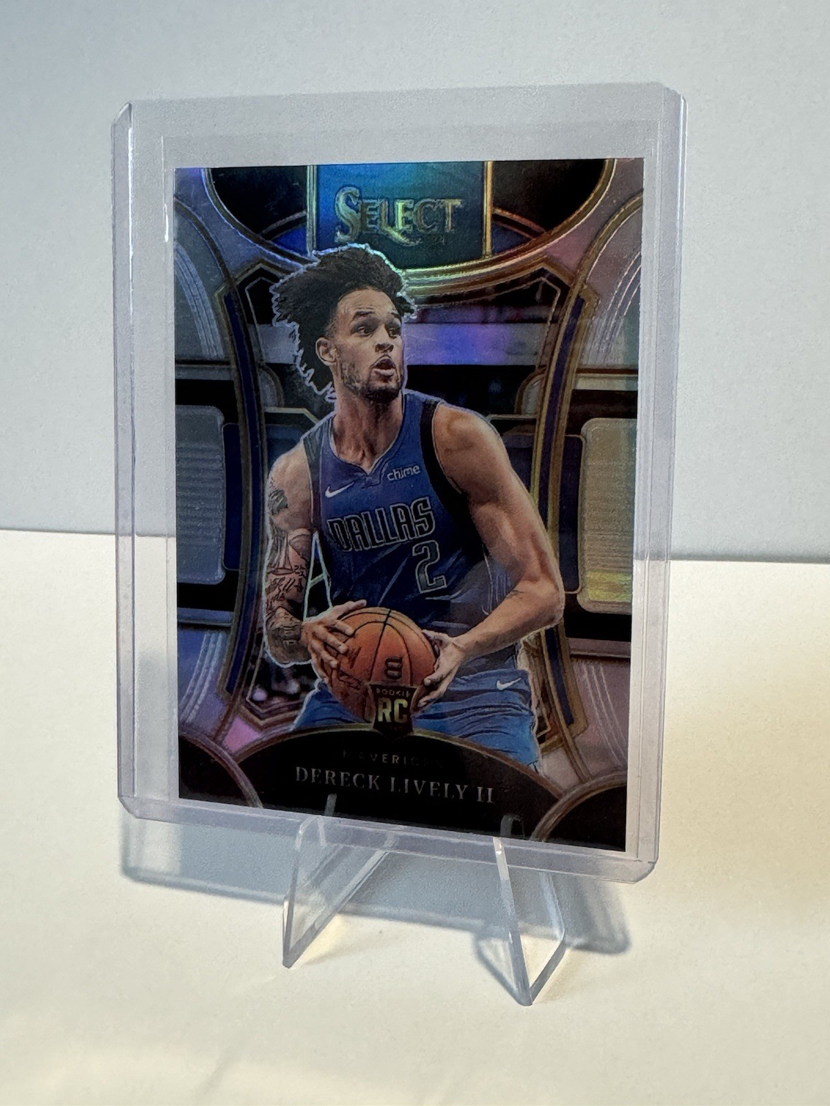 2023-24 Select Dereck Lively II RC Rookie Mezzanine Holo Silver Mavs #313