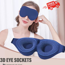 Sleep Eye Mask for Side Sleeper Men Women, Zero Eye Pressure 3D Sleeping Mask...