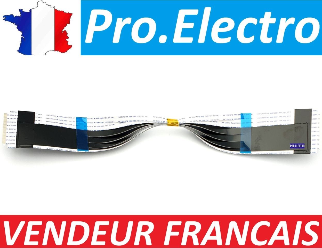 Nappe de connexion TV Hisense câble plat de carte MB1276049