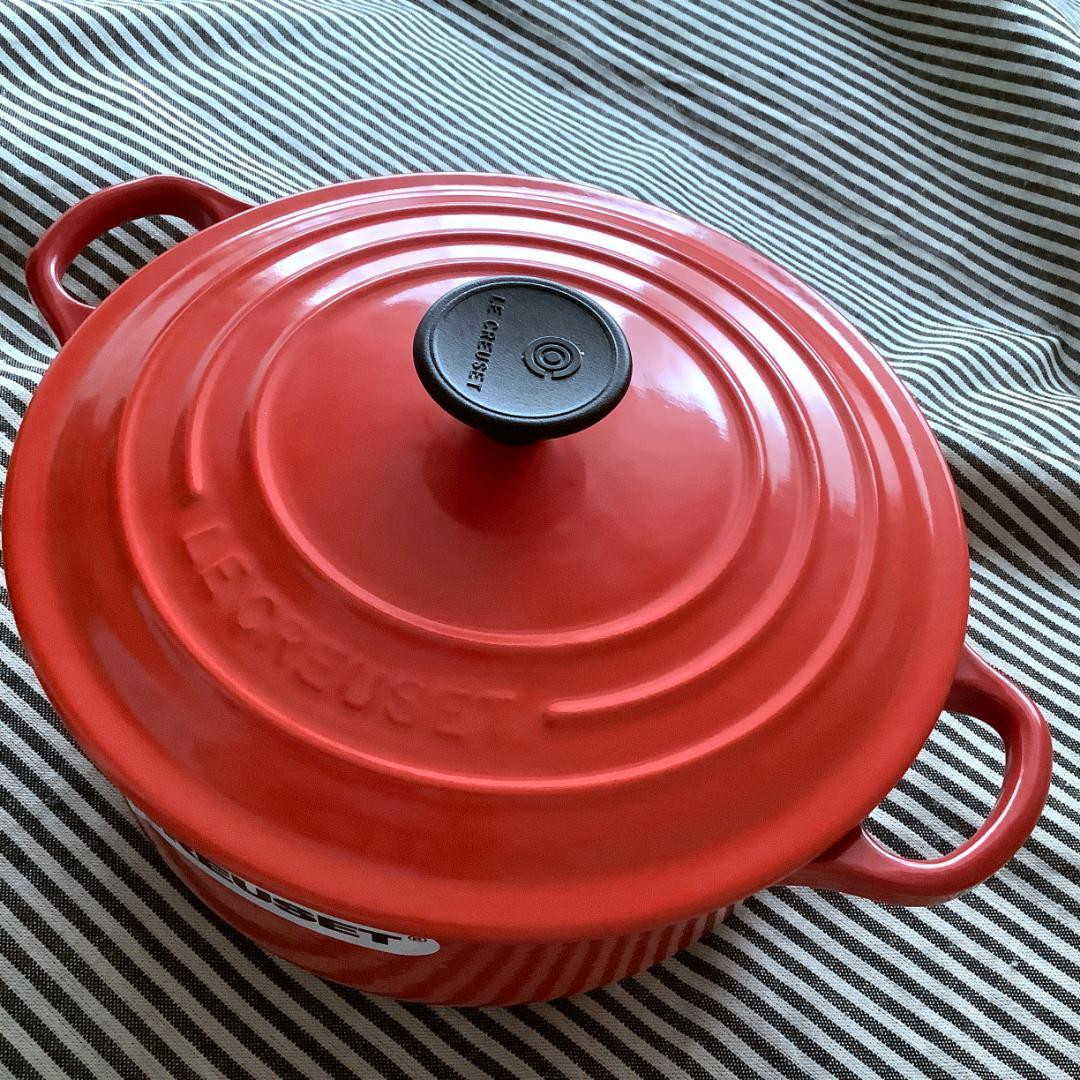 Le Creuset Japon Cocotte Ronde 20cm Carmine | eBay