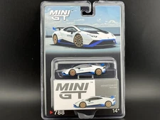 Mini GT Lamborghini Huracán STO Bianco Asopo #788 1/64