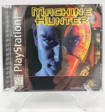 Machine Hunter - (PS1, 1997) *CIB w/ Reg Card + Case Protector* VGC* Tested!
