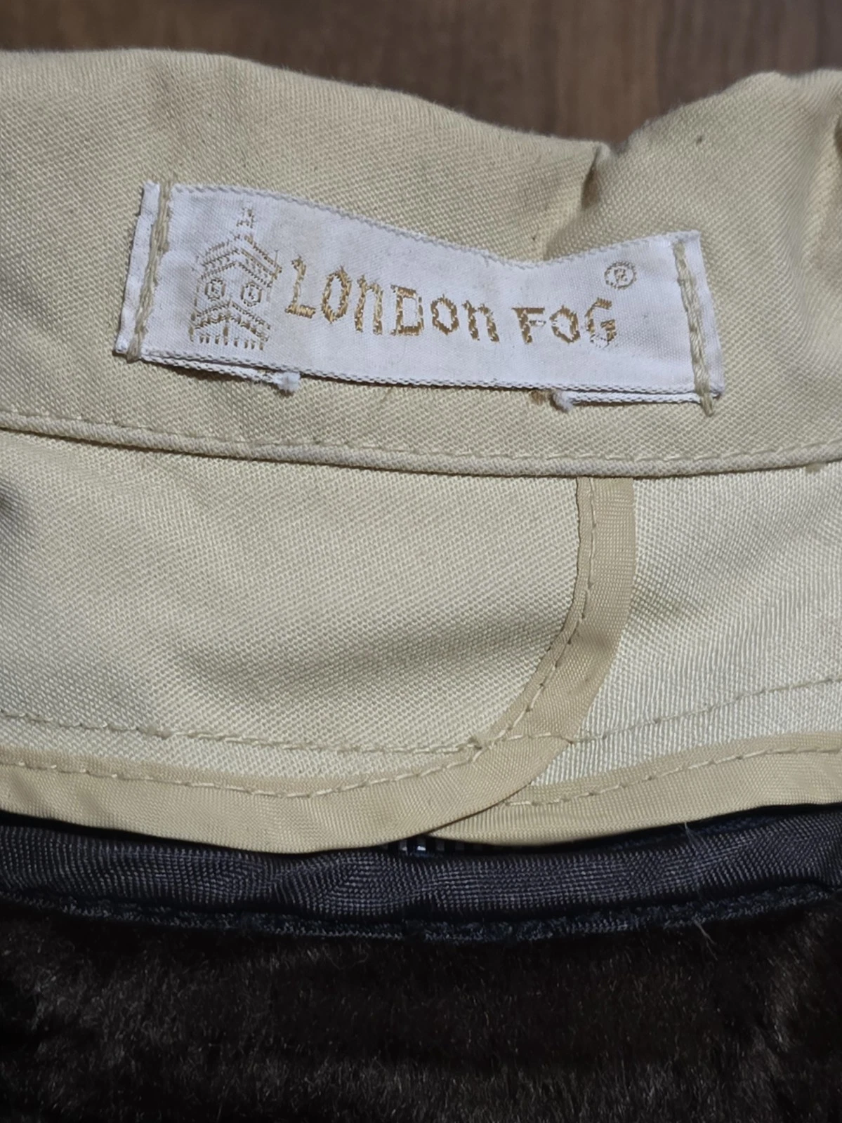 Vtg 70s London Fog Zip Jacket 36 Reg Celtic Cloth Bomber Removable Plush Liner image 11