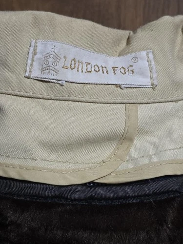 Vtg 70s London Fog Zip Jacket 36 Reg Celtic Cloth Bomber Removable Plush Liner image 11