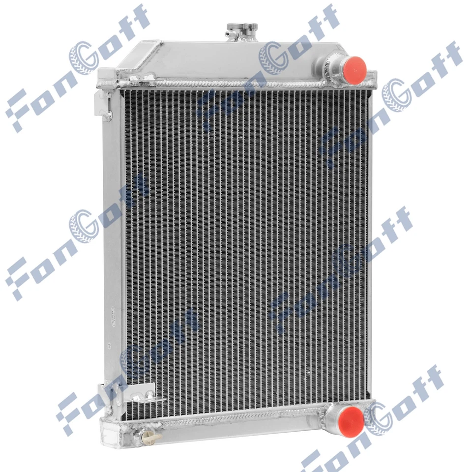 3-Row Aluminum Radiator For 1950-1961 1960 Jaguar MK7 MK8 MK9 3.8L 3.4L - Image 3 of 4