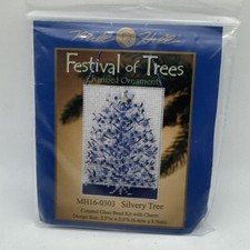 Mill Hill Festival Of Trees Bead Stitch Kit SILVERY TREE MH16-0303 2010 