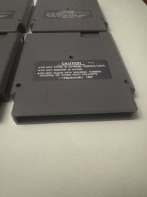 NES lot of 4 carts: Pin Bot, Family feud, Win Lose or Draw, Wood and Water Rage