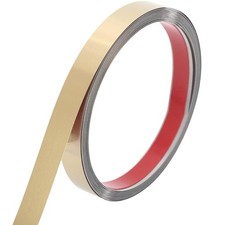 Metall-Zierleisten zum Abziehen und Aufkleben, Selbstklebender Edelstahl fü7049