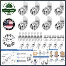Durable Zinc Alloy Cam Locks Set with Waterproof Features for Long Lasting Use