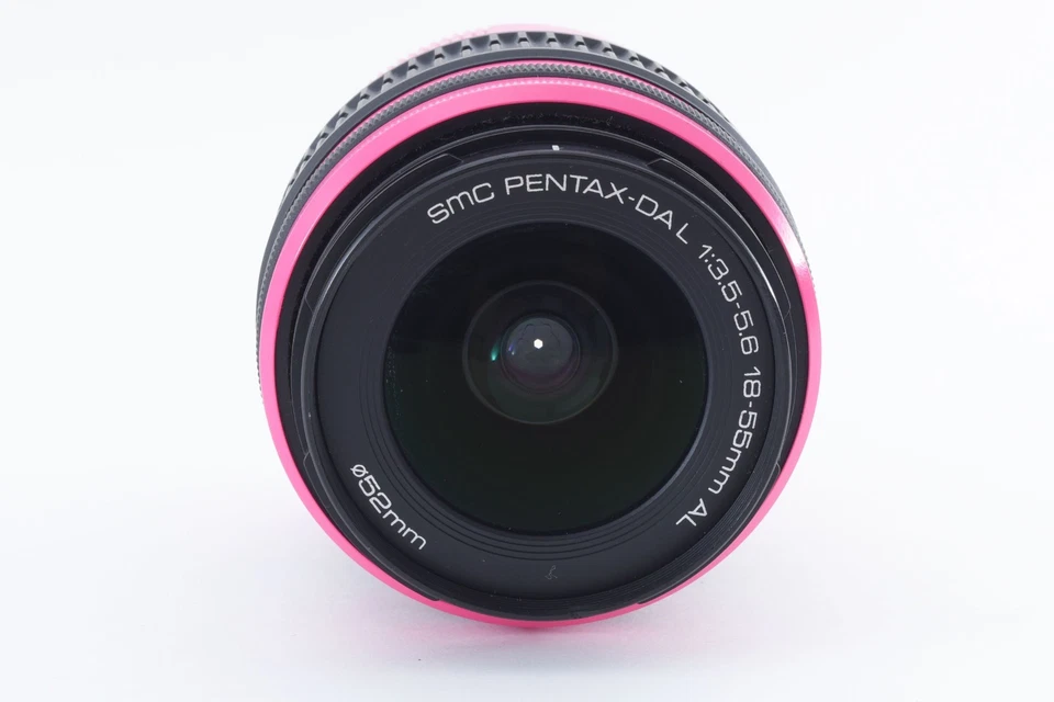 SMC PENTAX DA L 18-55mm f/3.5-5.6 AL Zoom Lens Pink Color Excellent++ from Japan - Image 3 of 4