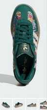 Adidas Women 7.0US Sambae Sneakers Liberty London Green Flower Women's shoes, po