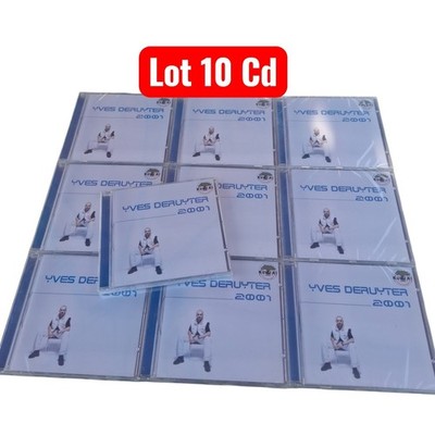 Set 10 CDs Yves Deruyter 2001 Bonzai Trance Techno Selten Neu