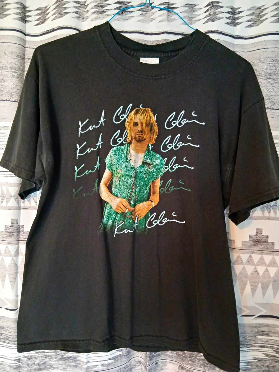 Kurt Cobain T Shirt Vintage In Men's T-Shirts for sale - eBay