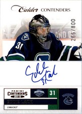 2011-12 Panini Contenders #254 Eddie Lack RC Auto /800 - HKY